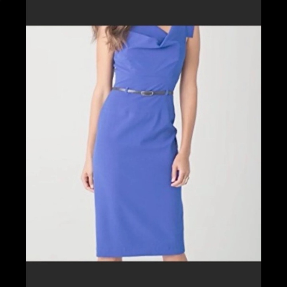 Authentic Black Halo Jackie O dress size 0 in light royal blue